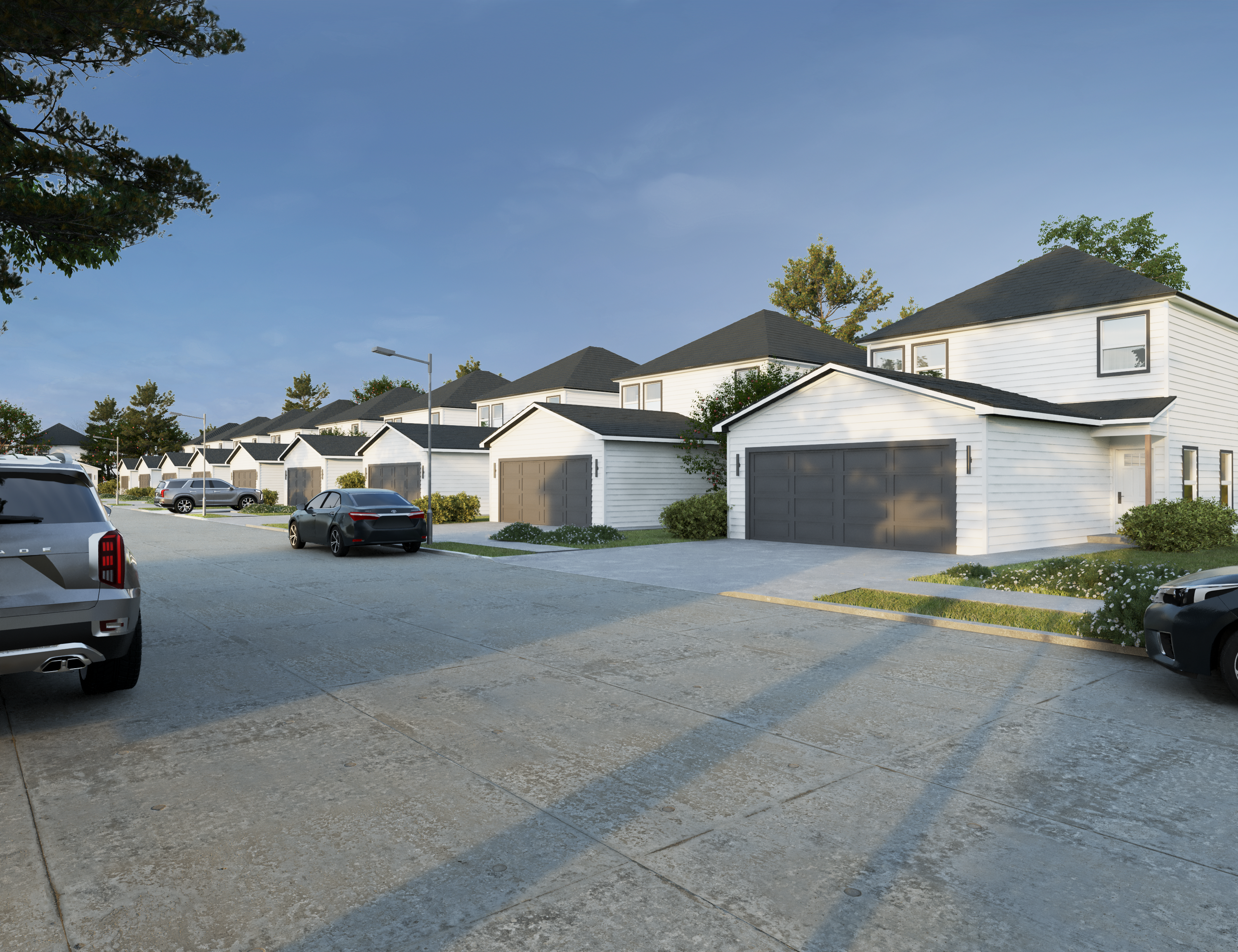 Modern residential house